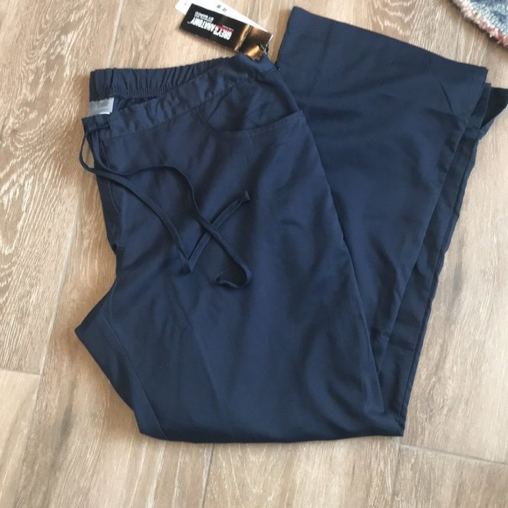 2/$20 Grey's Anatomy Scrub Pants Style# 4232 Steel XL